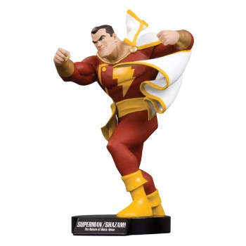 Superman Shazam The Return of Black Adam DVD Maquette Shazam 23 cm